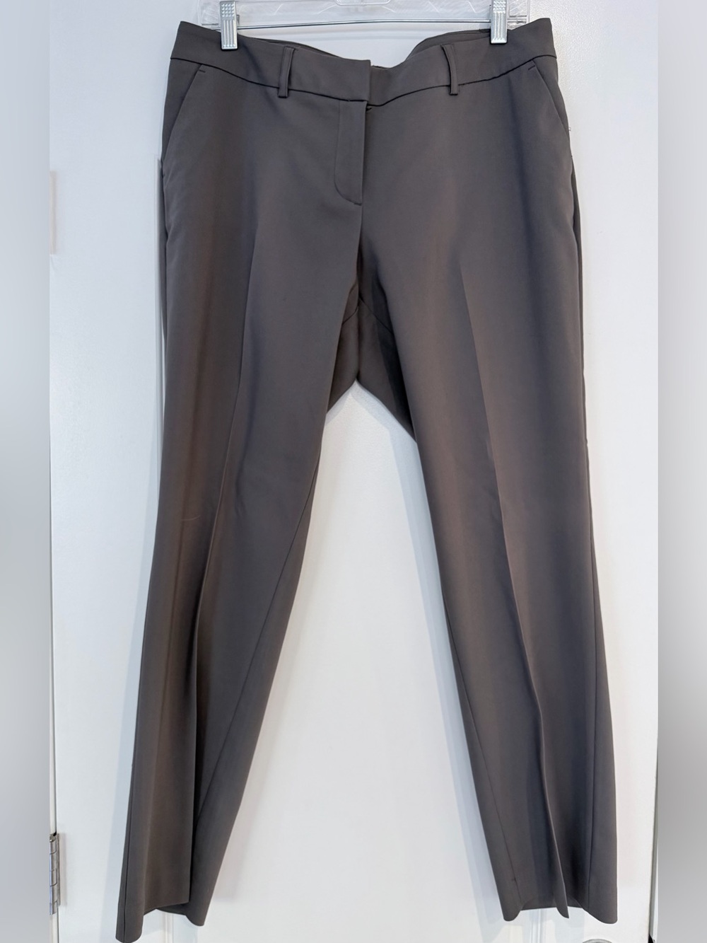 Apt. 9 Charcoal Straight-Leg Dress Pants